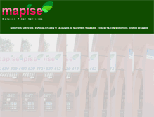 Tablet Screenshot of mapise.com